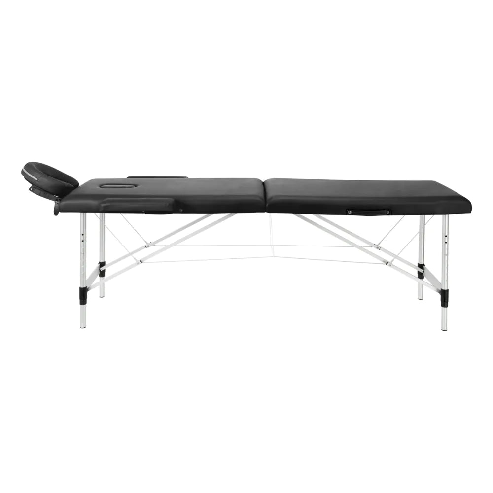 BALANCE aluminium foldbar massagebriks 2-delt Sort, Cream eller Pink