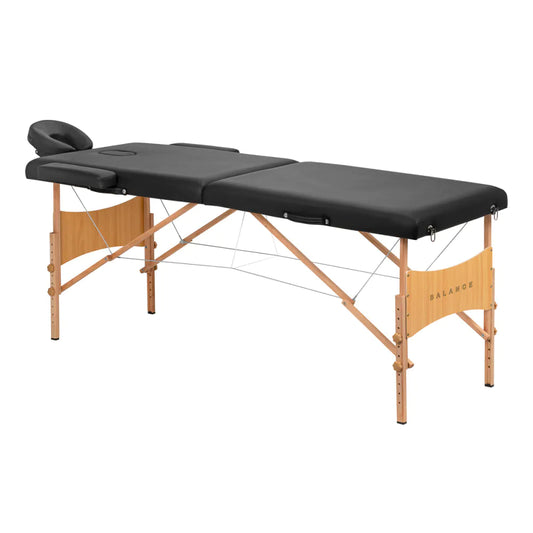 BALANCE foldbar massagebriks PINK ELLER SORT i træ 2 segmenter