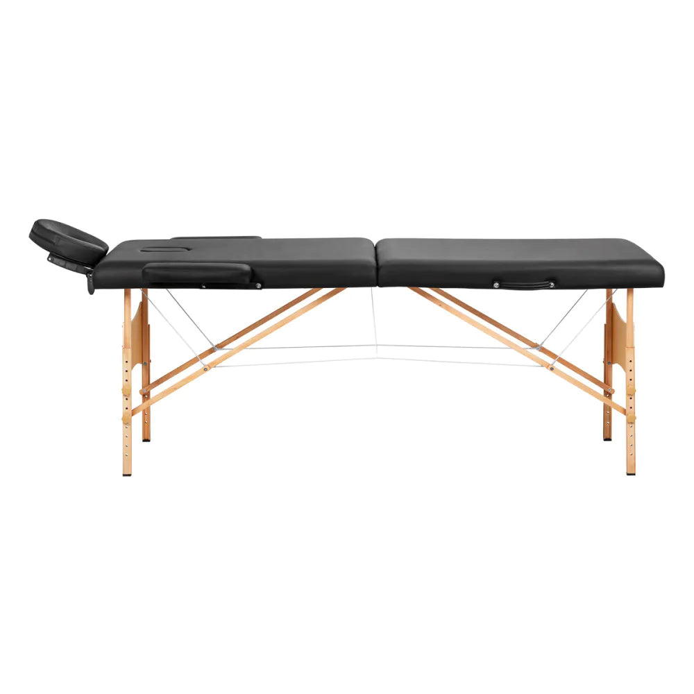 BALANCE foldbar massagebriks PINK ELLER SORT i træ 2 segmenter
