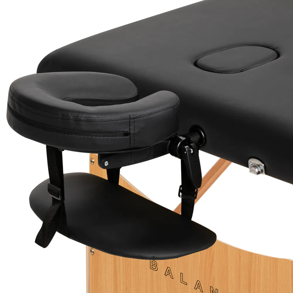 BALANCE foldbar massagebriks PINK ELLER SORT i træ 2 segmenter