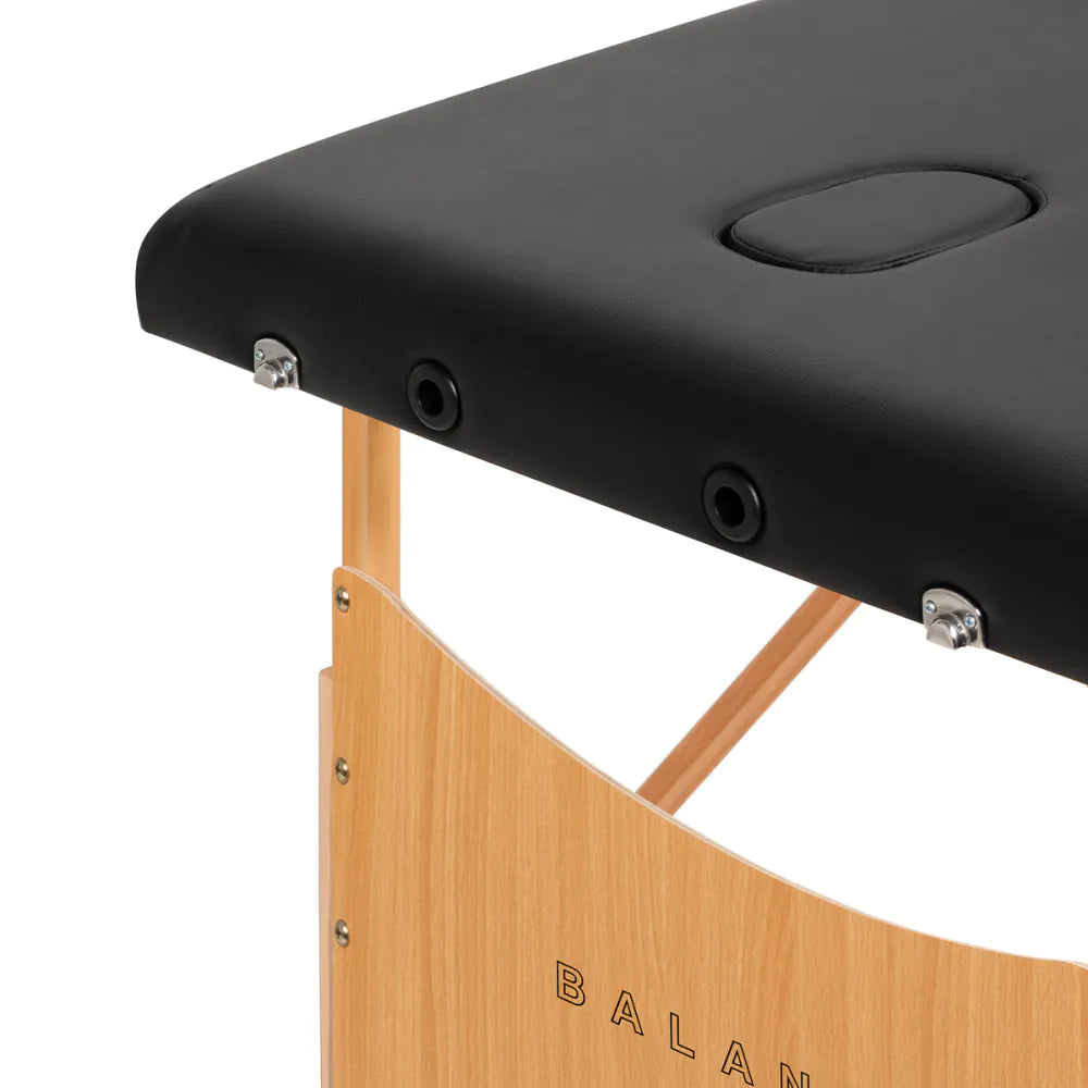 BALANCE foldbar massagebriks PINK ELLER SORT i træ 2 segmenter