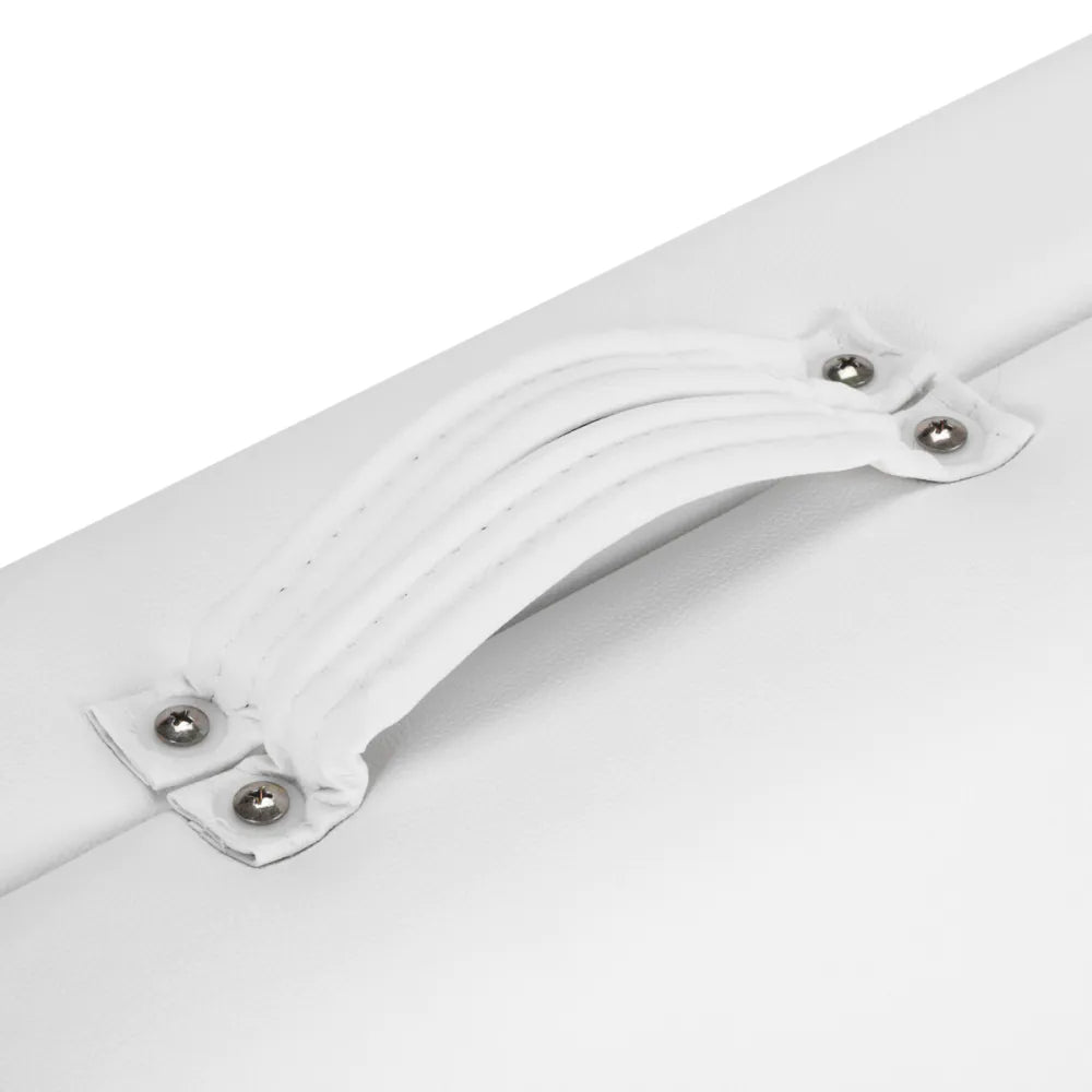 BALANCE Foldbar træ massagebriks 2 segmenter 190x70 HVID ELLER SORT