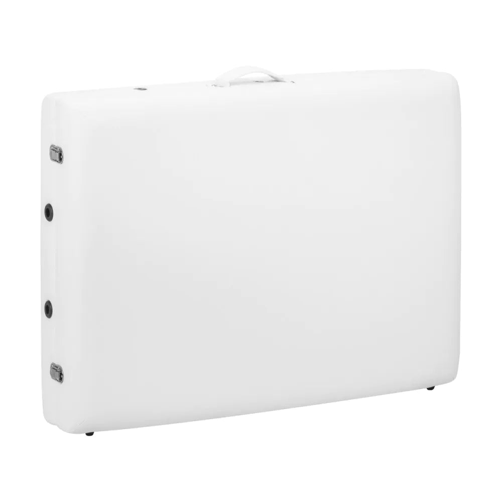 BALANCE Foldbar træ massagebriks 2 segmenter 190x70 HVID ELLER SORT