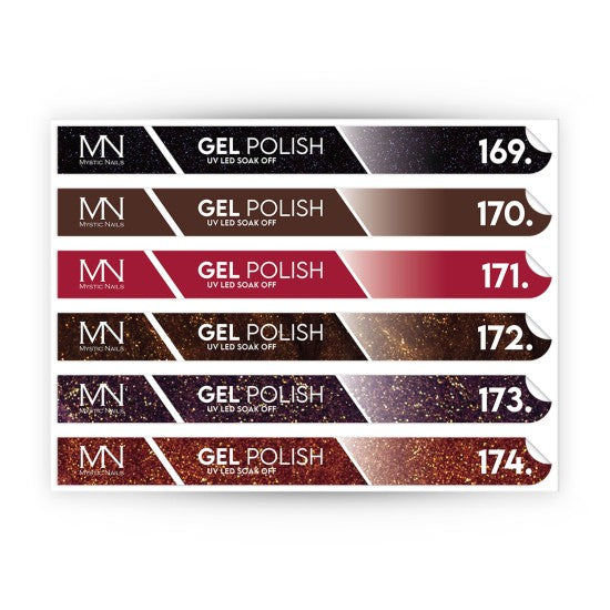 Tip Stick Gel Polish Sticker - 169-174