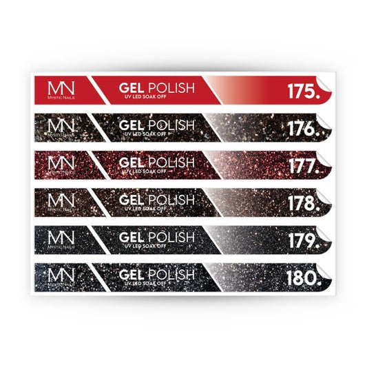 Tip Stick Gel Polish Sticker - 175-180
