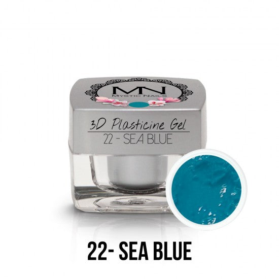 3D Plasticine Gel - 22 - Sea Blue - (TPO-Fri) - 3,5g