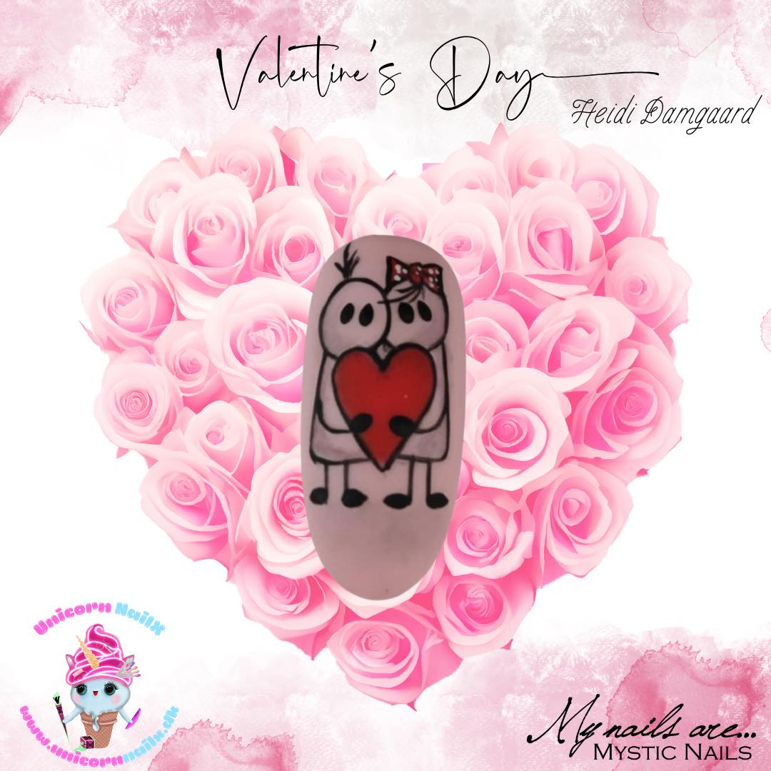 Valentine Nailart Kursus af UnicornTeamet