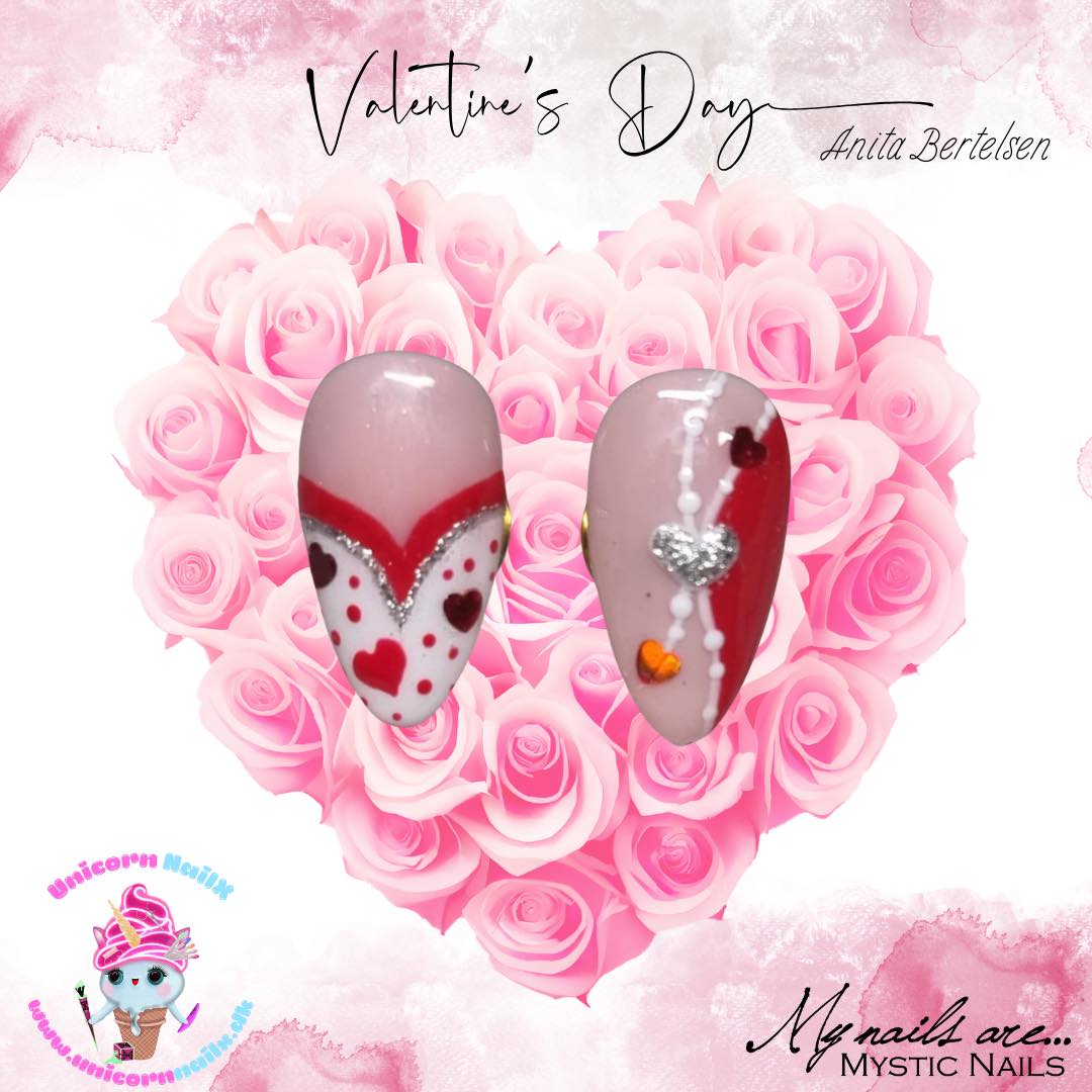 Valentine Nailart Kursus af UnicornTeamet