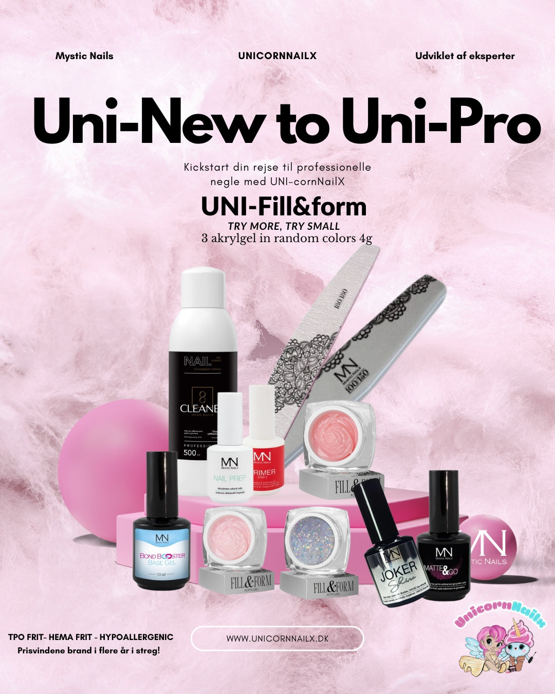 Uni-New to Uni-Pro - UNI-FILL&FORM - AKRYLGEL