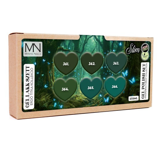 Gel Polish Set 11 - Whispering Forest (HEMA-free) - 6 x 6ml