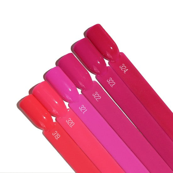 Gel Polish Set 04 - Pink Shock collection (HEMA-free) - 6 x 6 ml