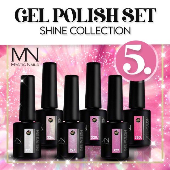 Gel Polish Set 05 - Shine collection (HEMA-free) - 6 x 6 ml