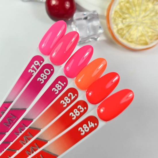Gel Polish Set 17 - Cocktail (HEMA-free) - 6 pcs x 6ml