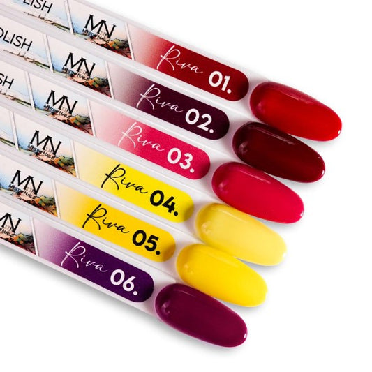 Gel Polish Set - Riva (HEMA-free) - 6 x 6 ml - LIMITED
