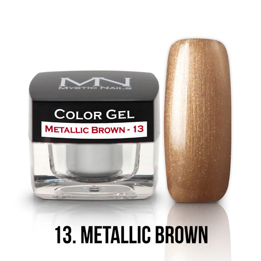 Color Gel - 13 - Metallic Brown - (TPO-Fri) - 4g