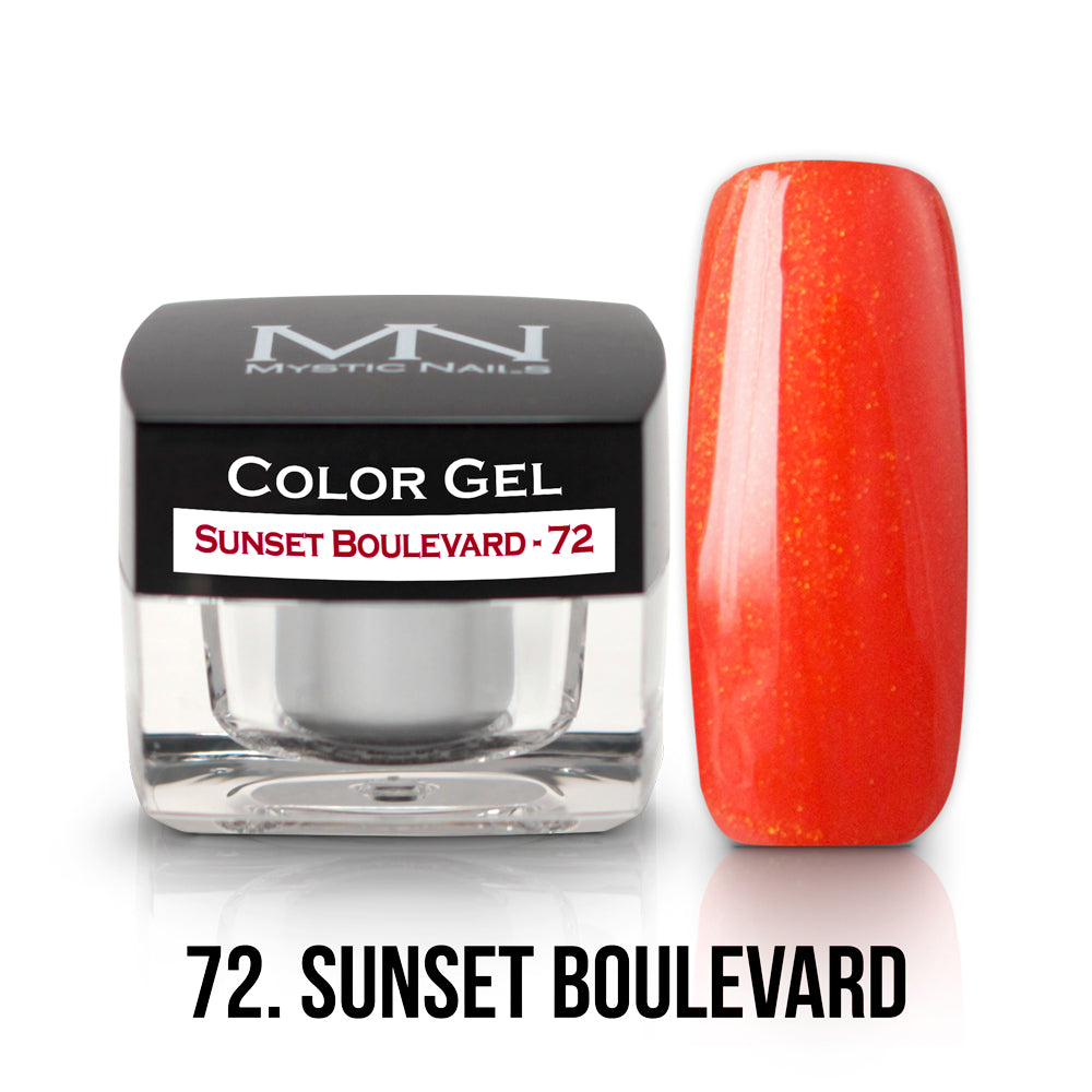 Color Gel - 72 - Sunset Boulevard - (HEMA+TPO-Fri) 4g