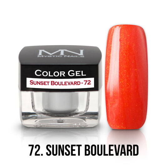 Color Gel - 72 - Sunset Boulevard - (HEMA+TPO-Fri) 4g