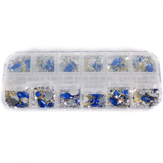 Rhinestone set - 26 - Blue