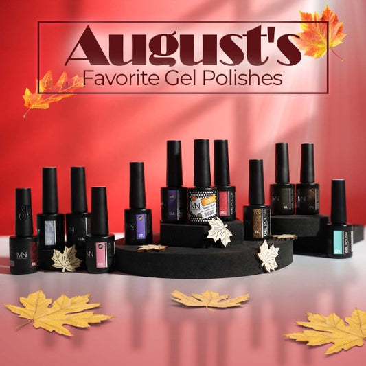 August’s Favourite Gel Polishes – 12 × 6 ml