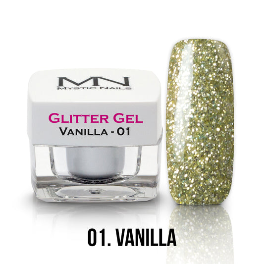 Glitter Gel - no.01. - Vanilla - (TPO-Fri) - 4g