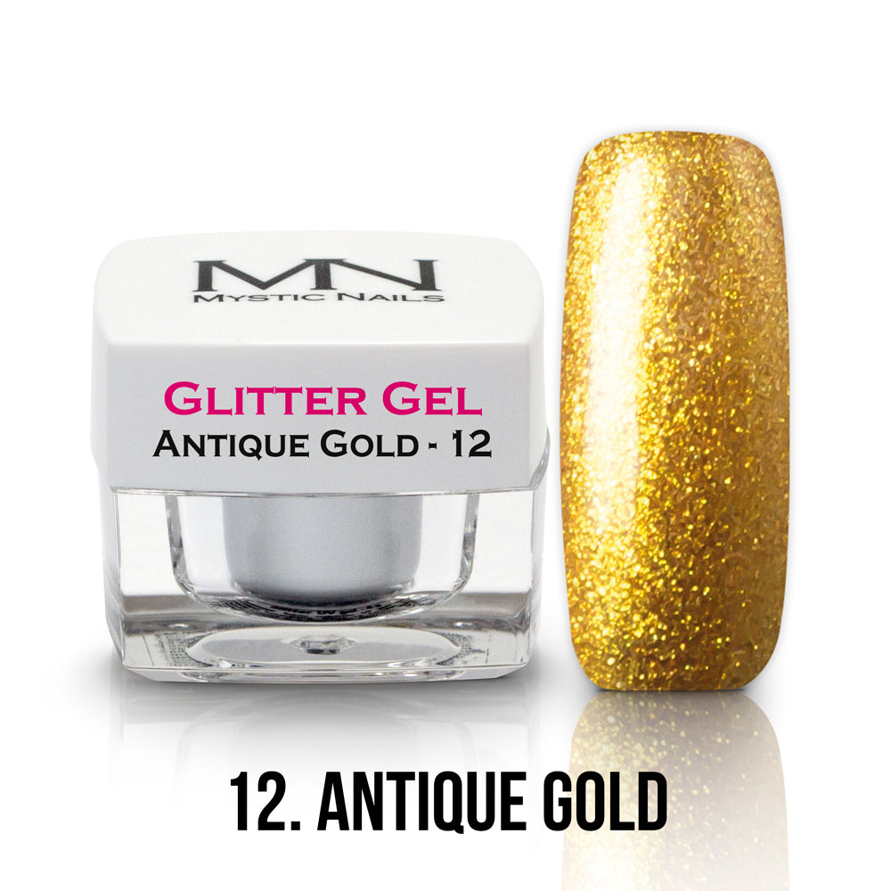 Glitter Gel - no.12. - Antique Gold - (TPO-Fri) - 4g