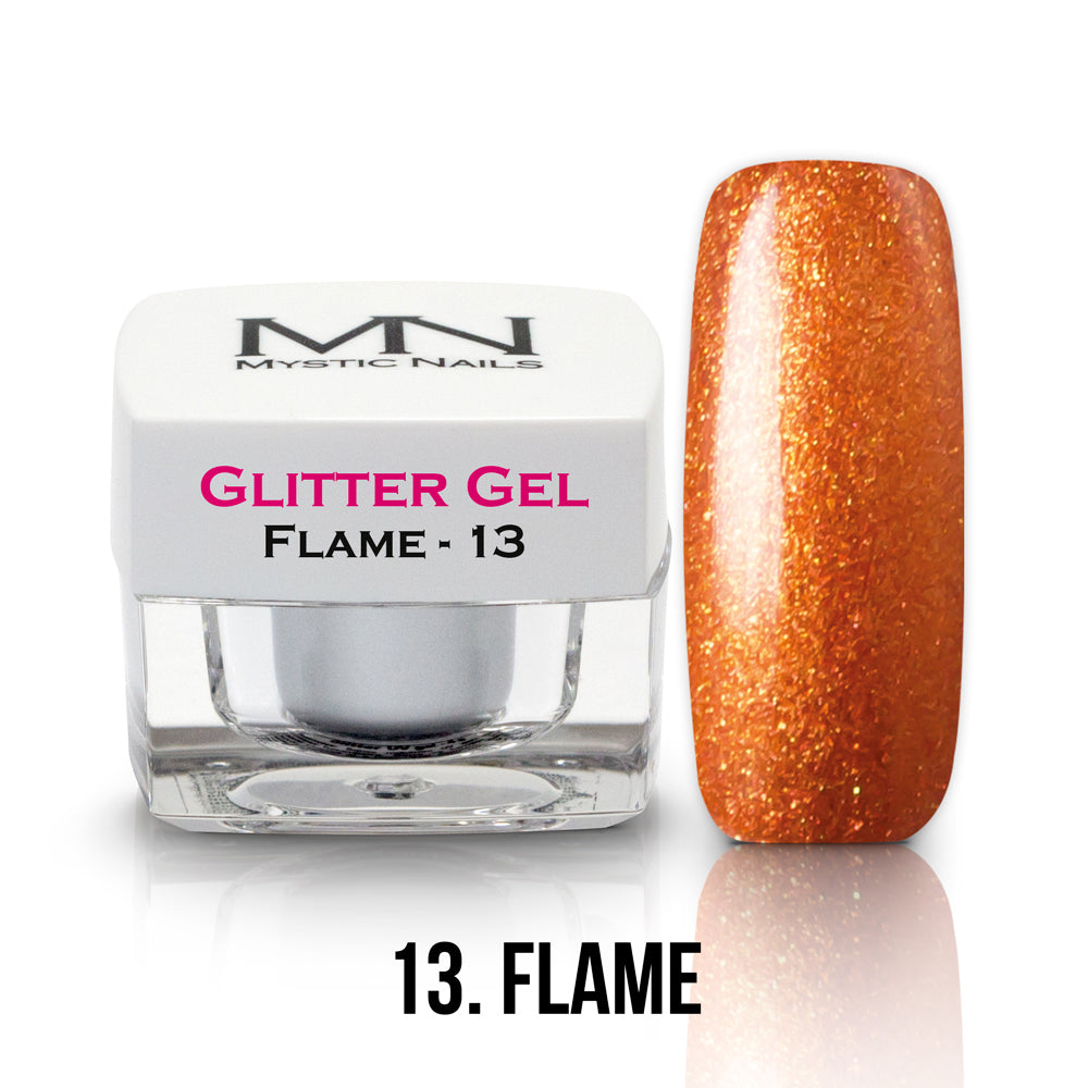 Glitter Gel - no.13. - Flame - (TPO-Fri) - 4g