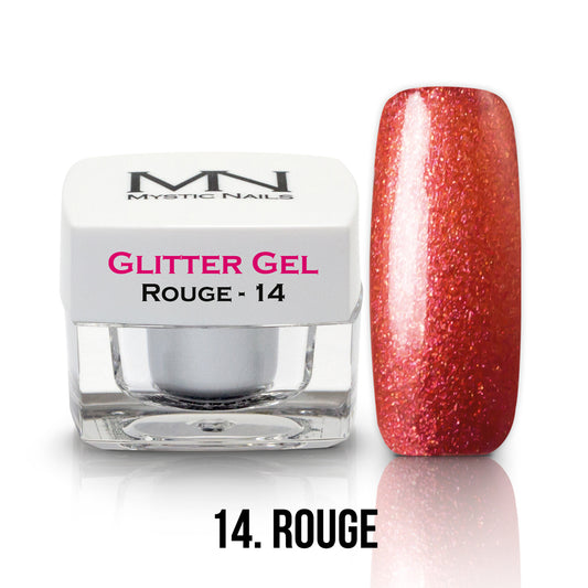 Glitter Gel - no.14. - Rouge - (TPO-Fri) - 4g