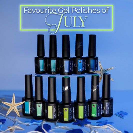 Favouritterne Gel Polishes i Juli - 12 x 6ml