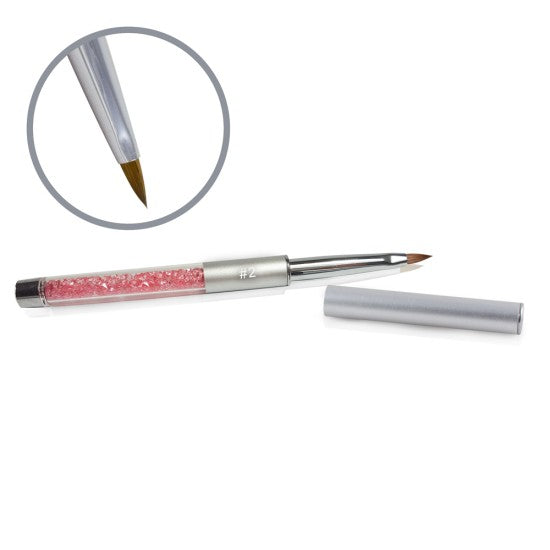 Akryl Pensler - Kolinsky - Nailart - Flat Small #1 #2 #4