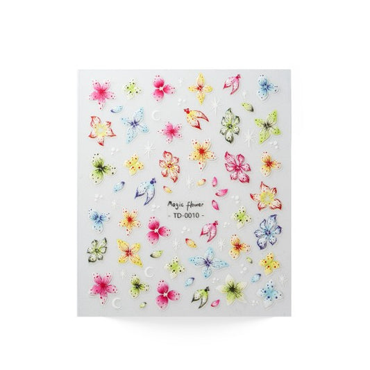 Nail sticker - Flower 02
