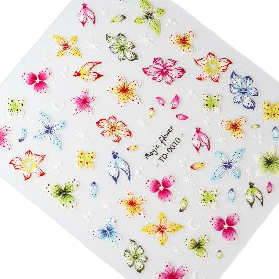 Nail sticker - Flower 02