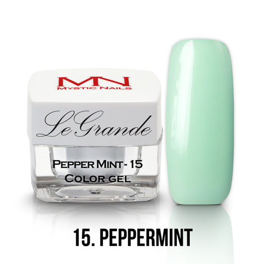 LeGrande Color Gel - no.15. - Pepper Mint - (TPO-Fri) - 4g