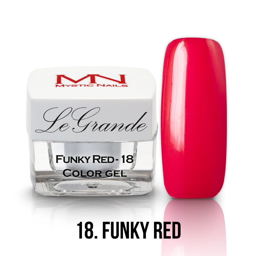 LeGrande Color Gel - no.18. - Funky Red - (TPO-Fri) - 4g