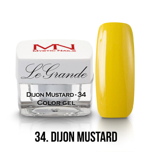LeGrande Color Gel - no.34. - Dijon Mustard - (TPO-Fri) - 4g