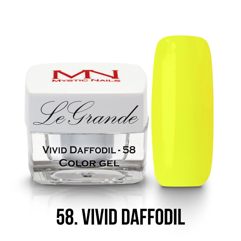 LeGrande Color Gel - no.58. - Vivid Daffodil - (TPO-Fri) - 4g