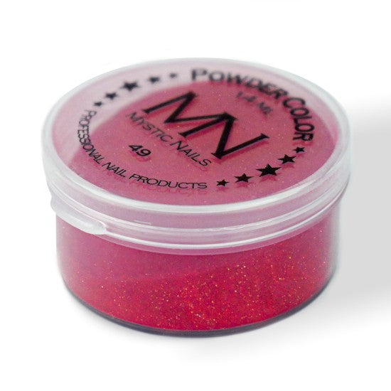 Farvet Glitter Akrylpulver – 49 – 14ml