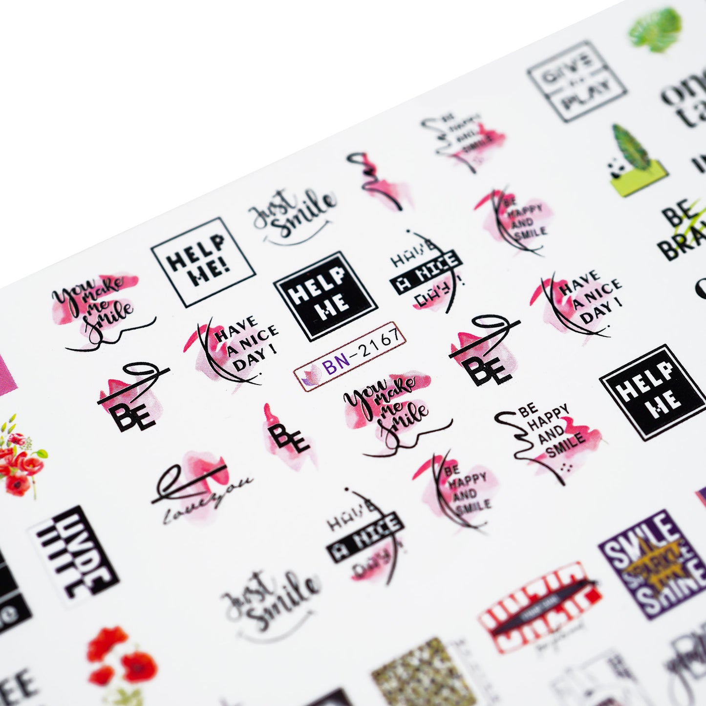 Nail sticker mix (Water Decals)