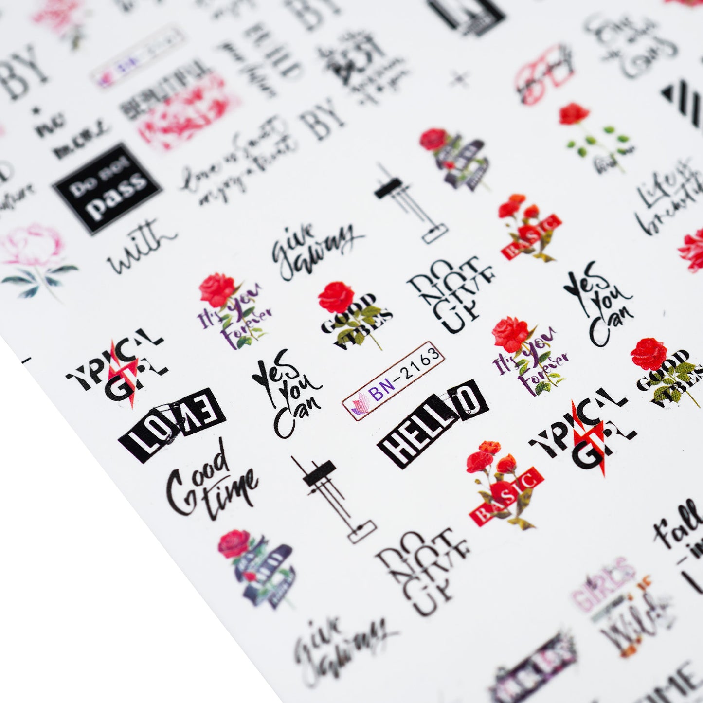 Nail sticker mix (Water Decals)