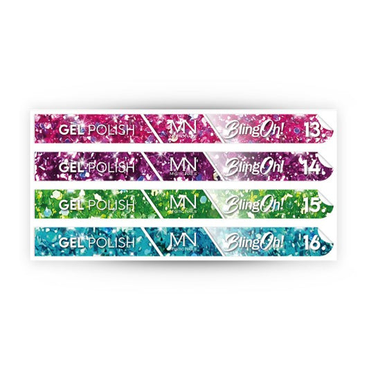 Tip Stick Gel Polish Sticker - BlingOh 13-16