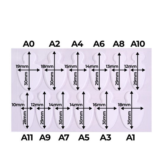Silikone Smile Line (12 stk pr. pakke)