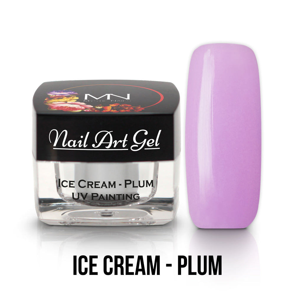 Painting Nail Art Gel - Ice Cream - Plum - (HEMA+TPO-Fri) 4g