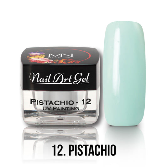 Painting Nail Art Gel - 12 - Pistachio - (HEMA+TPO-Fri) 4g