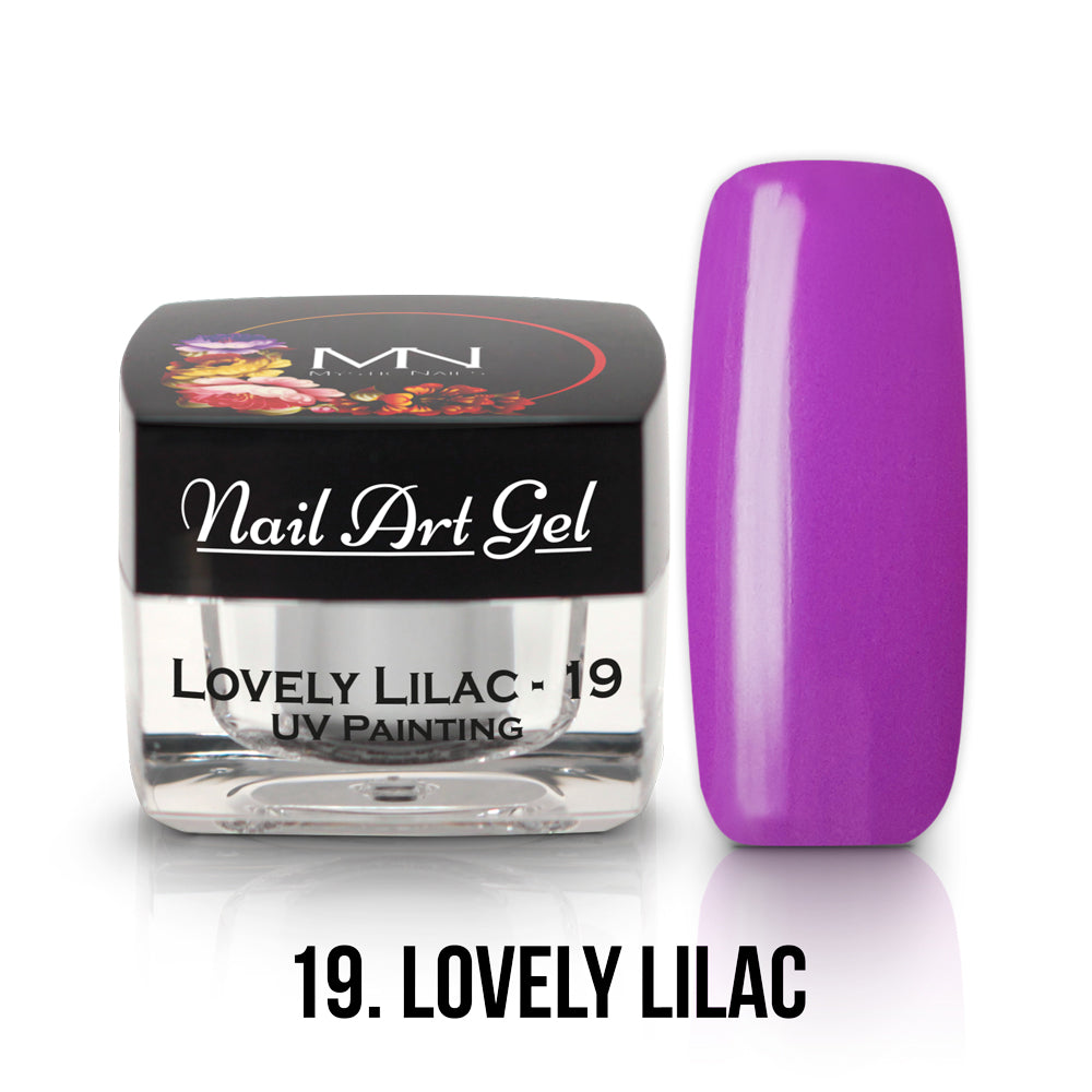 Painting Nail Art Gel - 19 - Lovely Lilac - (HEMA+TPO-Fri) 4g