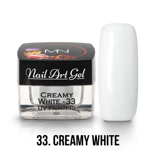 Painting Nail Art Gel - 33 - Creamy White - (HEMA-free) 4g