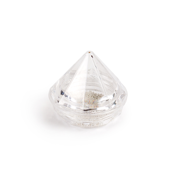 17 Silver Caviar Crystals