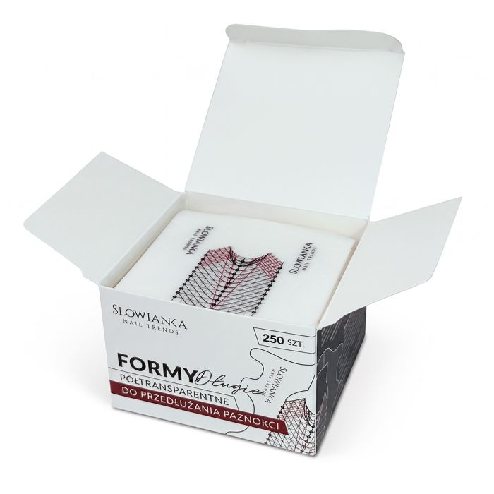 Semi Transparent Long Silicone Forms 250 pcs