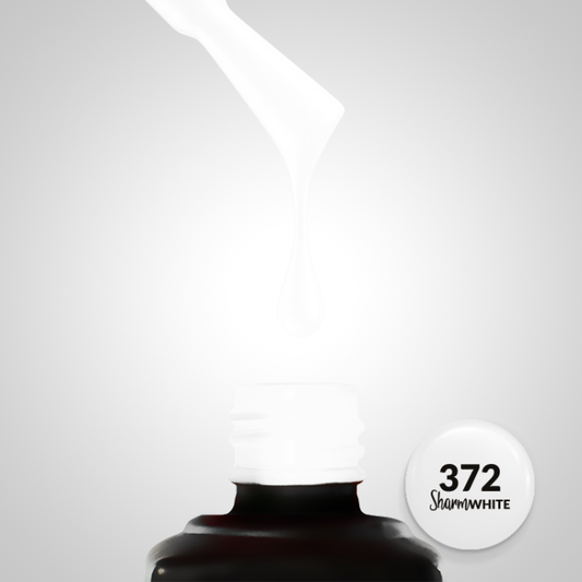372 Sharm Effect (Blooming) White gel polish 10g