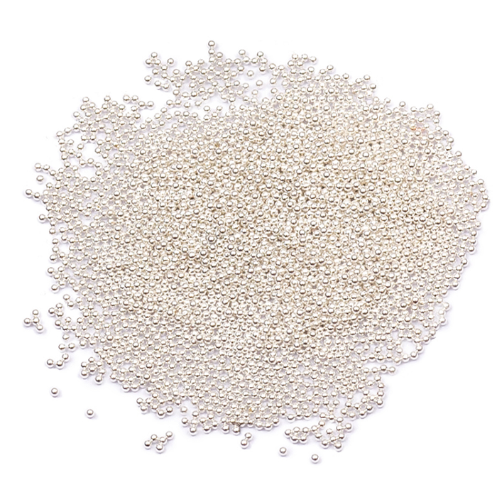 17 Silver Caviar Crystals