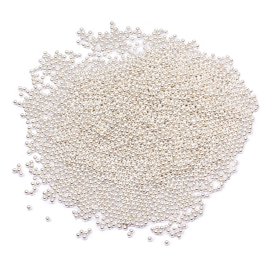 17 Silver Caviar Crystals