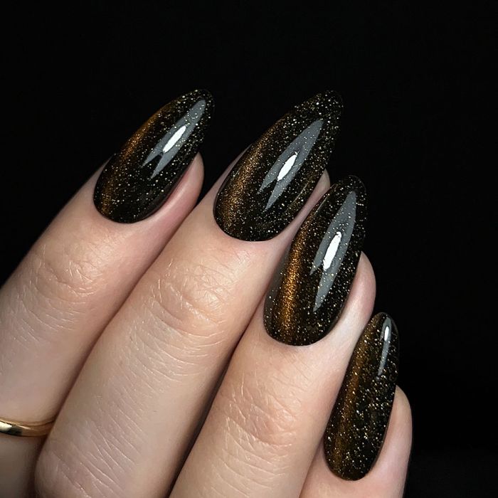 Top Coat No Wipe Flash Cat Eye Amber 10g